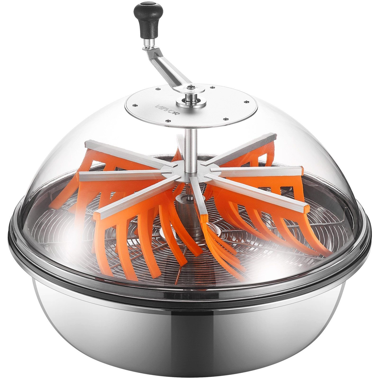 VEVOR Bud Leaf Bowl Trimmer, 24 in Manual Bud Trimmer, with Sharp Stainless Steel Blades, Visual Cutting, Wet & Dry Hydroponic Cutting Machine