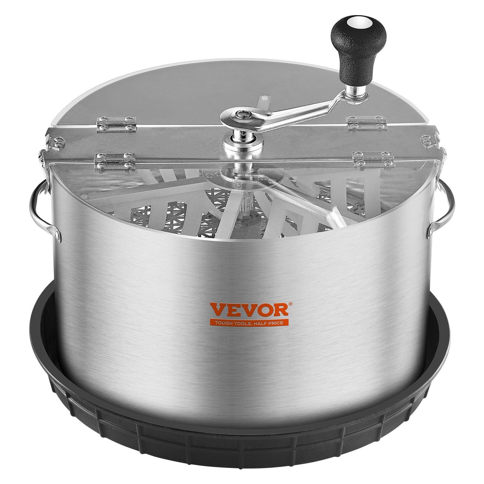VEVOR Bud Leaf Trimmer, 16 inch Stainless Steel Manual Bud Trimmer Machine, with Clear PET Cover for Visual Cutting, Hand Pruners Included