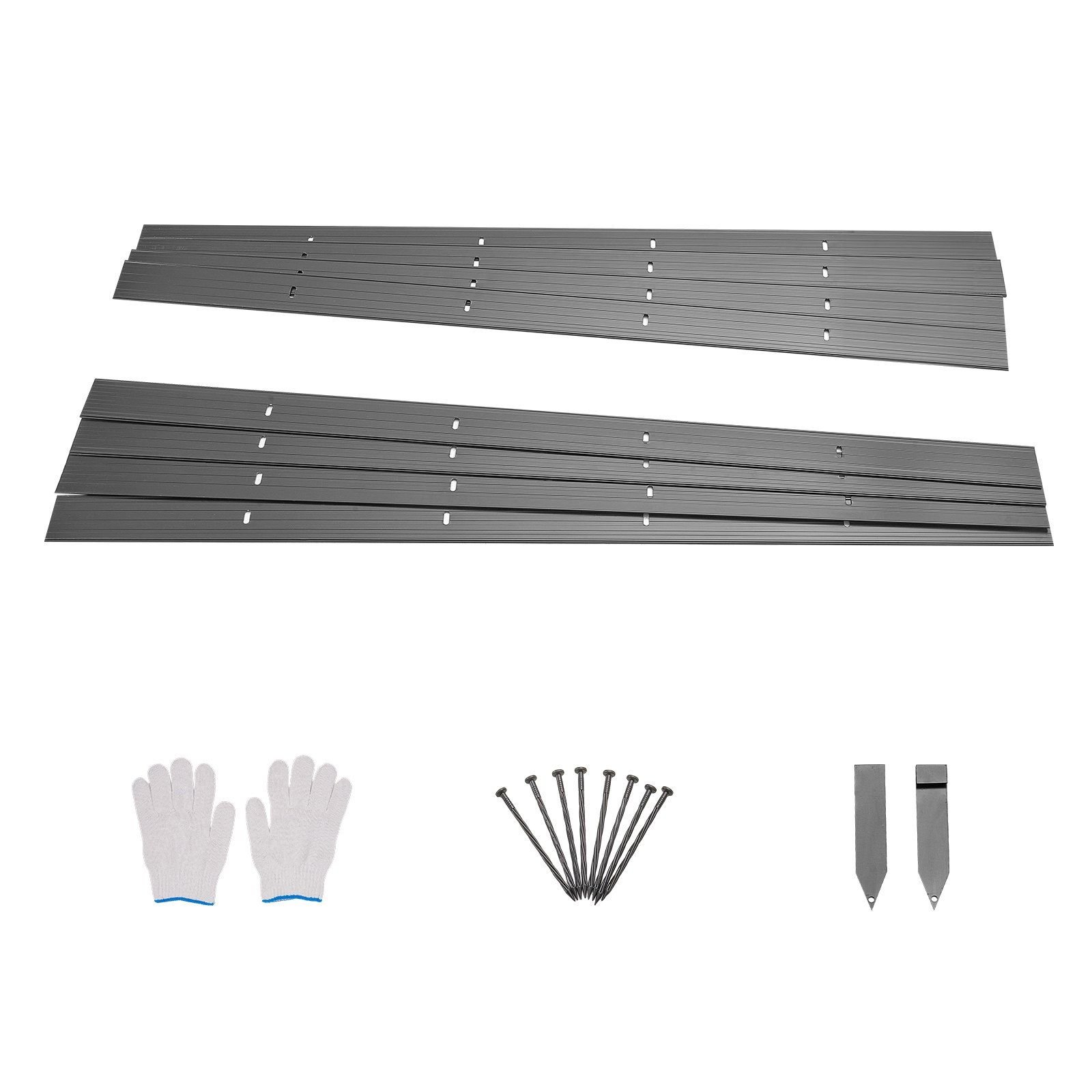 Metal Landscape Edging 8Packs 72in Rust-Resistant Bendable for Yard Garden