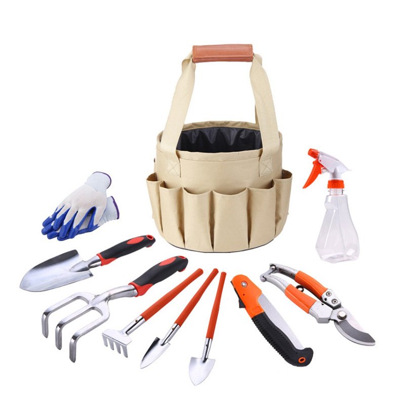 Garden Supplies Household Soil Loosening Planting Gardening Tools (Color: As pic show, Type: 10 PCS/Set)